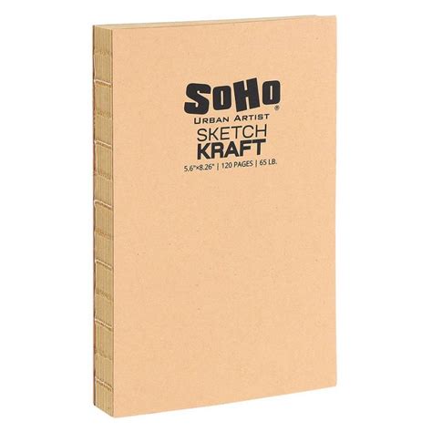 Soho Open Bound Sketchbook X In Sheets Kraft Jerry S