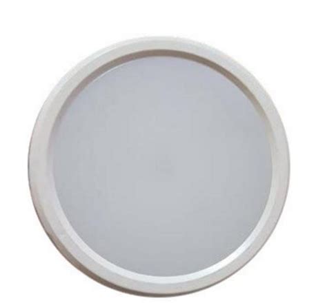 White 15 Watt And 240 Volt Round Plastic Body Electrical Led Panel