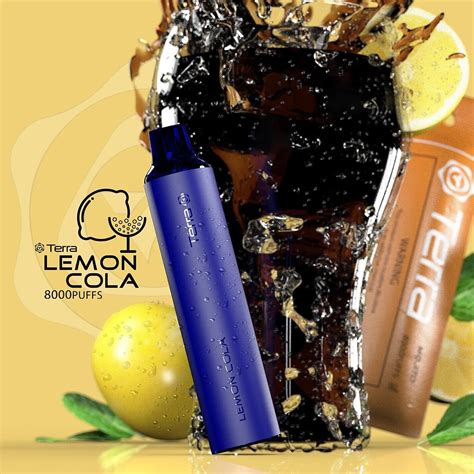 Terra 8000 Puffs Disposable Pod Lemon Cola Thaivapes ขายบหรไฟฟา