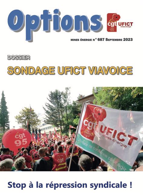 Options N Septembre Ufict Mines Nergie Cgt