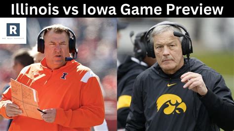 Illinois Vs Iowa Game Preview College Football Game Predictions YouTube