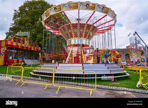 Fun Fair Roundabout Hi Res Stock Photography And Images Alamy