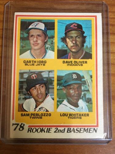 1978 Topps Lou Whitaker RC VG Ex EBay