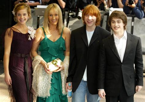 Jk Rowling And The Harry Potter Cast Through The Years Popsugar Celebrity