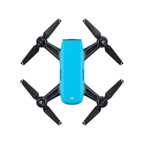 Dji Spark Blue Drone Top View transparent PNG - StickPNG