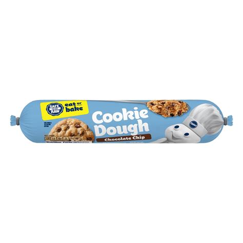 Pillsbury Chocolate Chip Cookie Dough - Shop Biscuit & Cookie Dough at ...