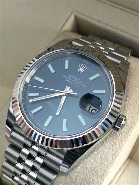 Rolex Datejust 41mm With Blue Face Rwatches