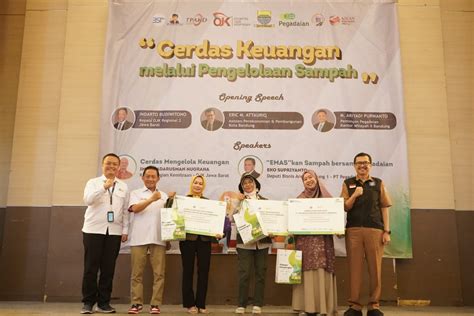 Kampanyekan Zerowaste Pegadaian Kanwil X Bandung Kumpulkan UMKM Dan