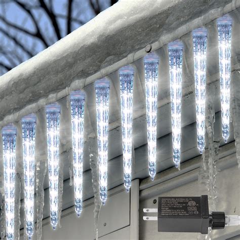 Dongpai Led Icicle Meteor Shower Lights 11 Outdoor Icicle Christmas