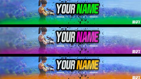 Make A Fortnite Youtube Banner By Brandxn Fiverr