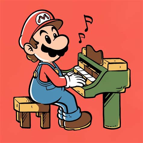 Mario on piano 2 by JoshuaThomas10 on DeviantArt