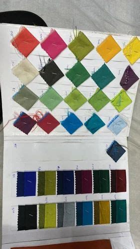 Plain Solids Polyester Taffeta Fabric Multicolour At Rs Meter In