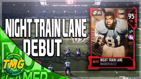 Night Train Lane Three Turn Over Debut Madden Ultimate Team