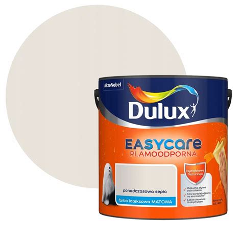 DULUX EASYCARE FARBA LATEKSOWA PLAMOODPORNA Ponadczasowa Sepia 2 5L