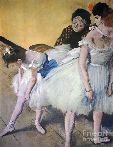 The Dancing Class Painting By Edgar Degas Fine Art America