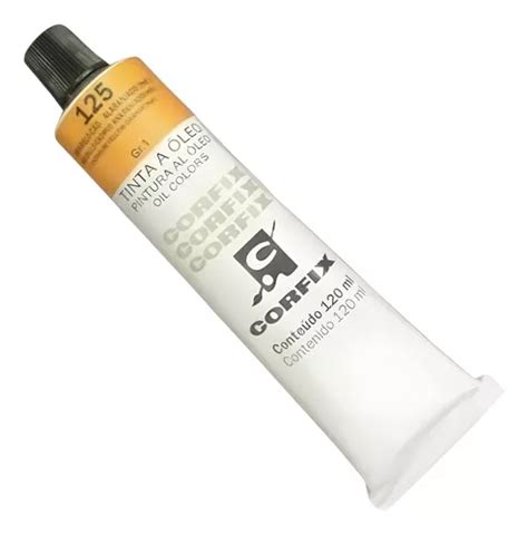 Tinta A Óleo Corfix 120ml Bisnaga Amarelo Cád Al imit G1 MercadoLivre