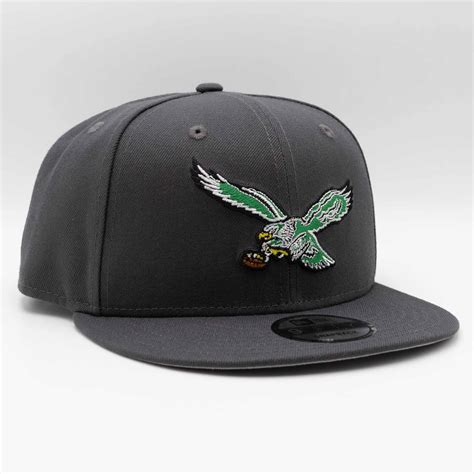 Philadelphia Eagles Throwback Logo New Era 9FIFTY NFL Snapback Cap ...