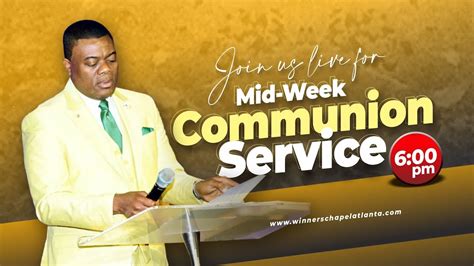 Mid Week Communion Service June 28th 2023 WCIGA YouTube