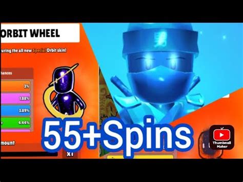 Stumble Guys Spins For Special Skin Orbit Wheel Spins Special