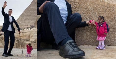 Worlds Smallest Woman Meets The Worlds Tallest Man Photos News House