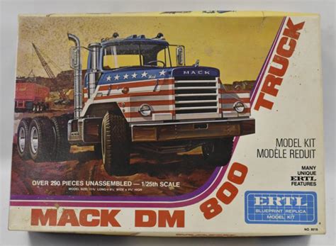 Sold At Auction 1 25 Ertl Mack Dm800 Truck Model Kit