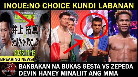 Inoue No Choice Kundi Labanan Si Ancajas Bakbakan Na Bukas Gesta Vs