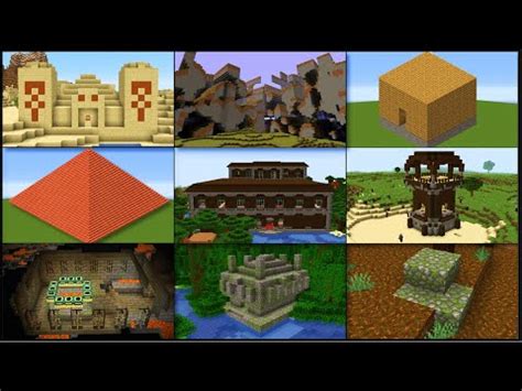 Minecraft All Structures Youtube