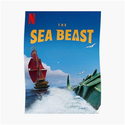 "The Sea Beast" Poster for Sale by ferrelruth | Redbubble