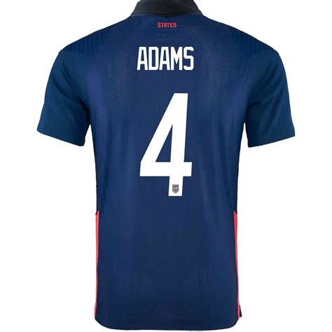 2020 Tyler Adams USMNT Away Match Jersey - Soccer Master