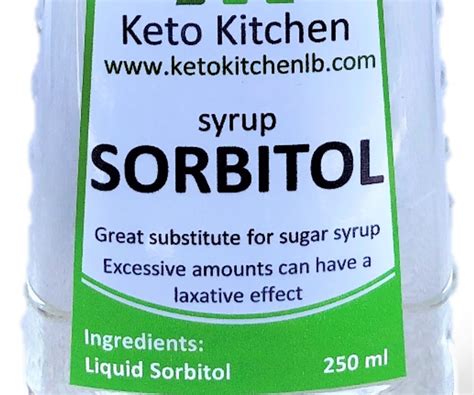 Sorbitol Syrup 250ml Keto Kitchen Keto Kitchen Lebanon