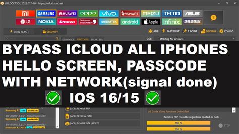 Bypass Icloud Ios Hello Screen Passcode Iphone S S X