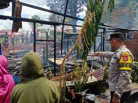 Satu Lagi Rumah Di Gorontalo Utara Ludes Terbakar Diduga Dari