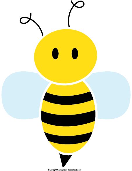 clip art cute bee - Clip Art Library