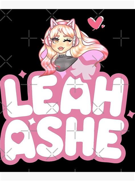 Leah Merch Ashe Logo Poster By Elizbethkell802 Redbubble