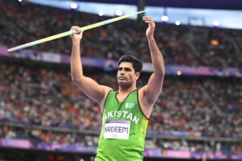 Pakistani Javelin Thrower Arshad Nadeem Wins Gold With Olympic Record