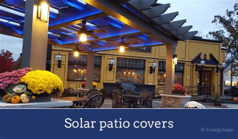 Solar Panel Awnings & Patio Covers: Are They Worth It? | EnergySage