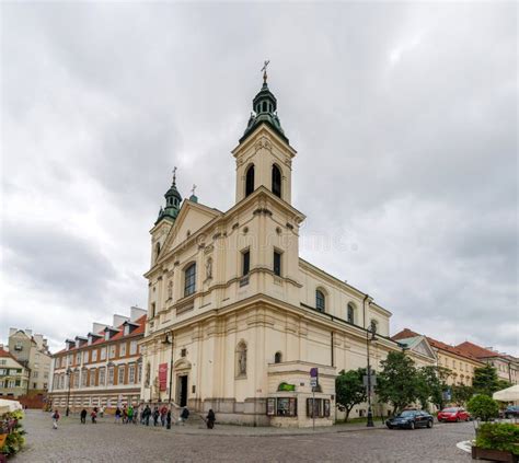 Saint Francis Church In Warsaw Poland Stock Image Image Of Building