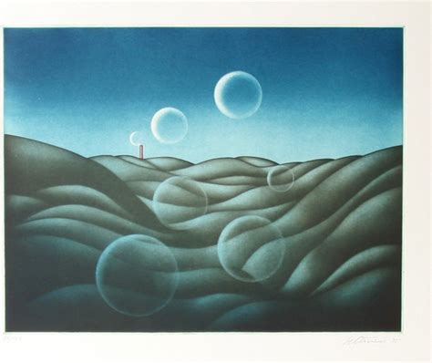 Kurt Schand246nen Surrealist Landscape 4 Etching Contemporary