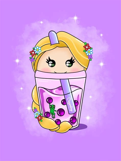 Bubble Tea Disney By Creamimy Cute Disney Drawings Cute Cartoon