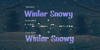 Winter Snowy Font | Webfont & Desktop | MyFonts