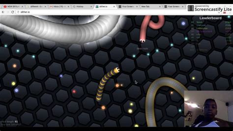 Me Playing Slither Io Part Youtube