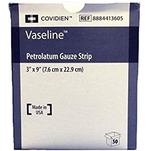 Covidien 8884413605 Vaseline Gauze Sterile 3x9 Ea