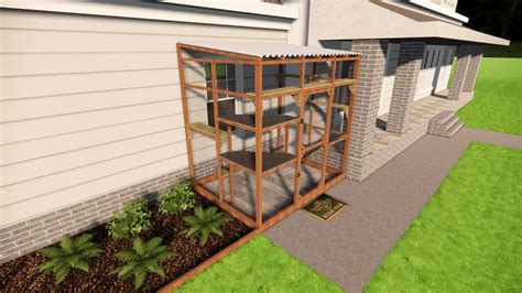 Catio Plans Cat House Plan 68 - Etsy