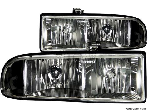 Chevrolet S10 Headlight Headlights Action Crash Tyc Anzo Dorman Diy Solutions Brock 2000