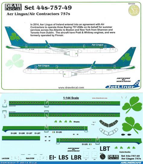 Drawdecal Boeing 757 200 14919 Airlinercafe