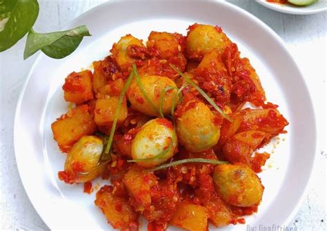 Resep Balado Telur Puyuh Kentang Oleh Liya Fitriany Cookpad