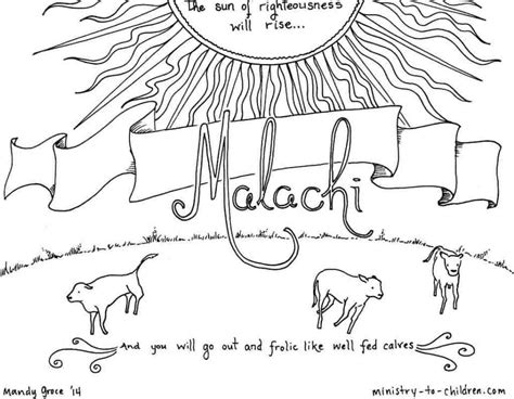 Malachi Bible Coloring Page | Free Children's Ministry Resources