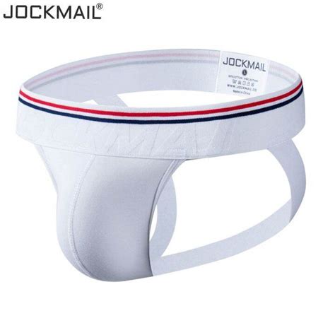 JOCKMAIL Sexy Men Underwear Jockstraps Cotton Sexy Jocks Bikini Briefs