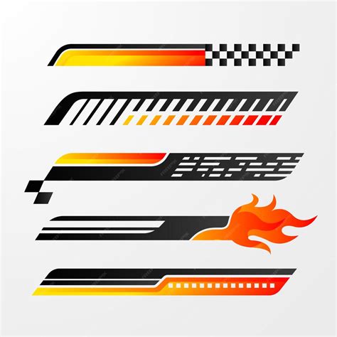 Free Vector | Car decal sticker collection