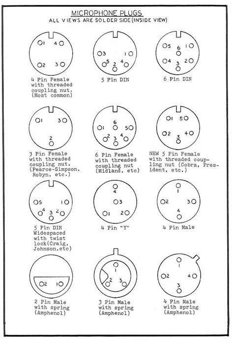 D104 Astatic Mic Wiring Diagrams